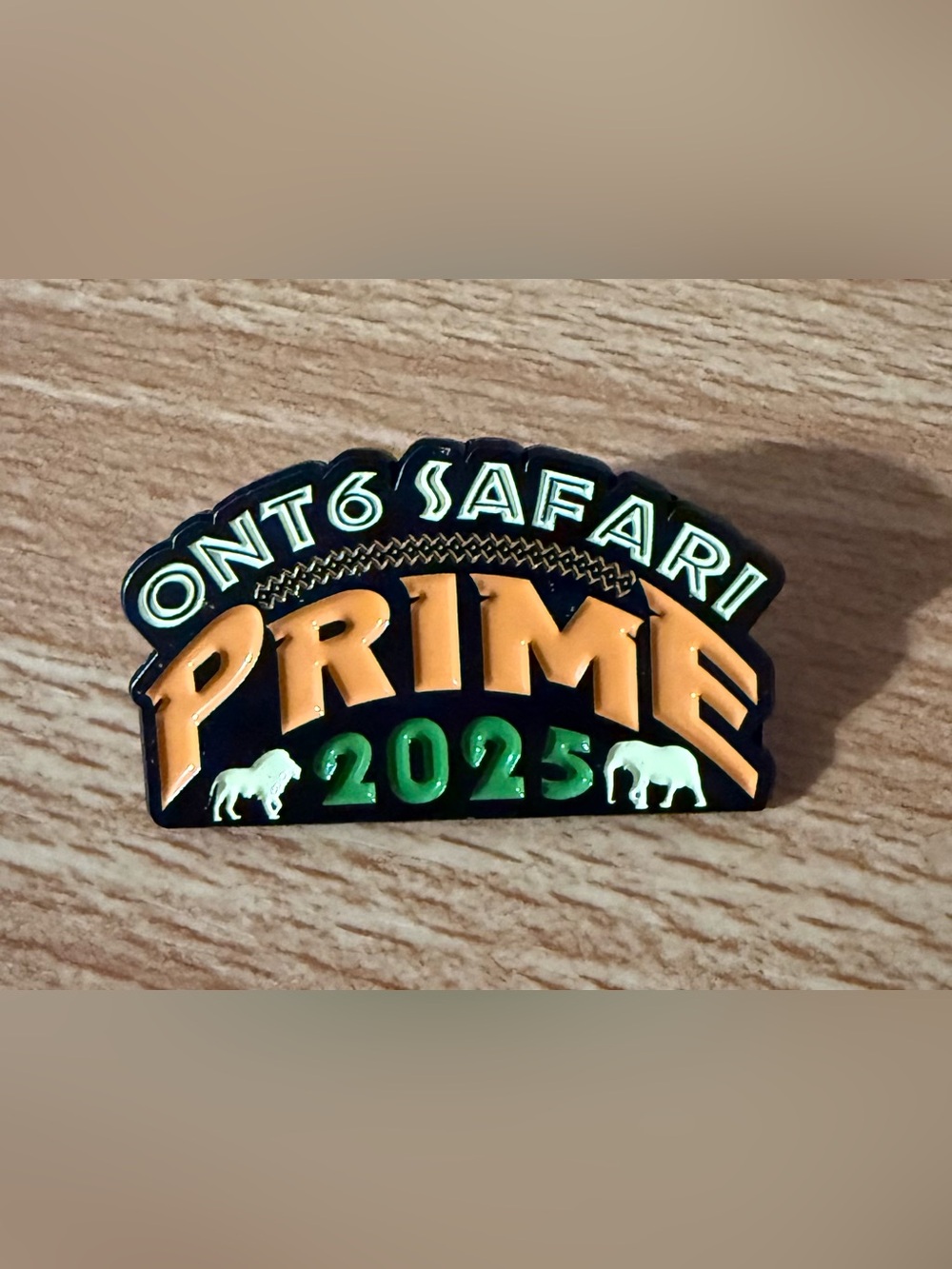 Amazon Employee ONT6 Prime 2025 Safari Peccy Pin